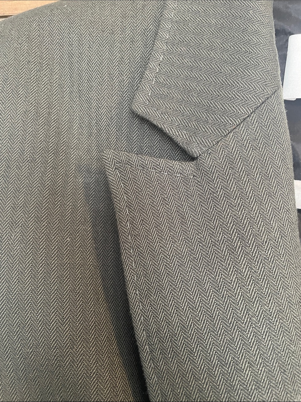 Boss Olive Green Blazer Jacket - Picture 3 of 6